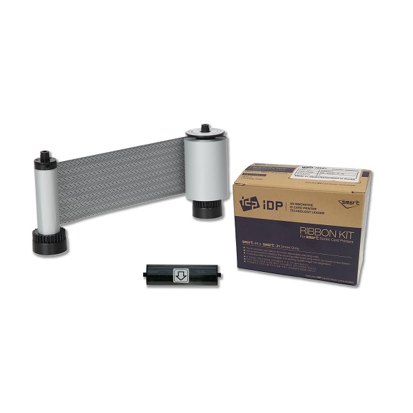 Billede af Smart-21/Smart-31S/Smart-31D/Smart-51S/Smart-51D grå/skrabefelt u/overlay farvebånd (K) - 1200 print. Smart 55659375 / 659375 SS-IDDC-P-SO.